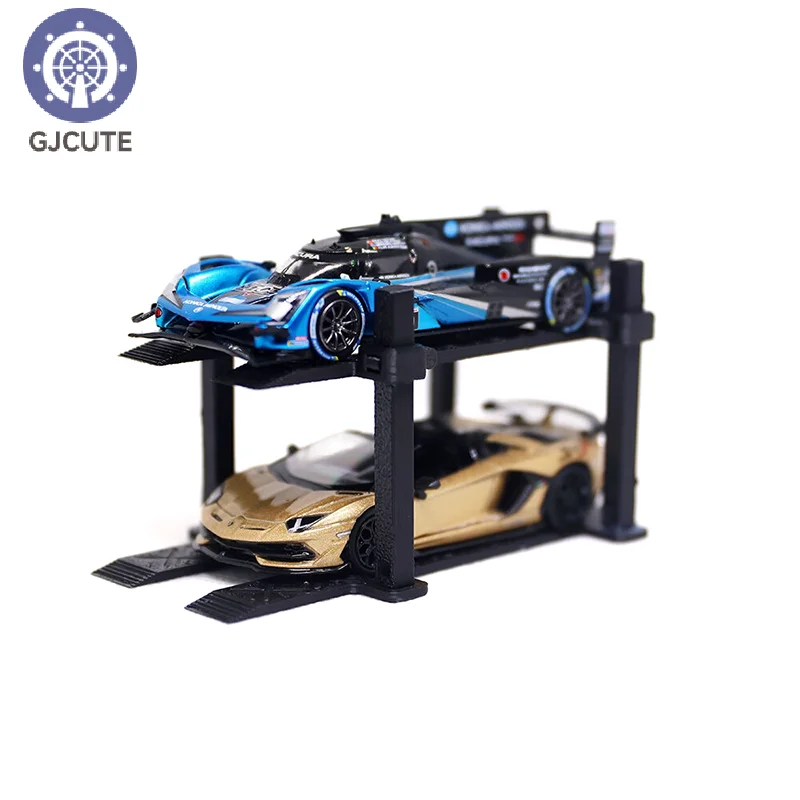 

1Set Double-deck Vehicle Parking Frame Model For 1/64 Alloy Car Toy 3D Printed Garage Car Rack Scene Decoration Assembly Parts
