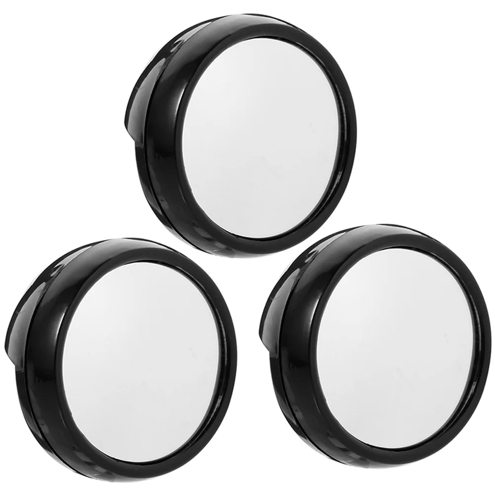 3 Pcs Computer Mirror Office Accessories Cubical for Work Mini-pc Convex Monitor Clip Laptop