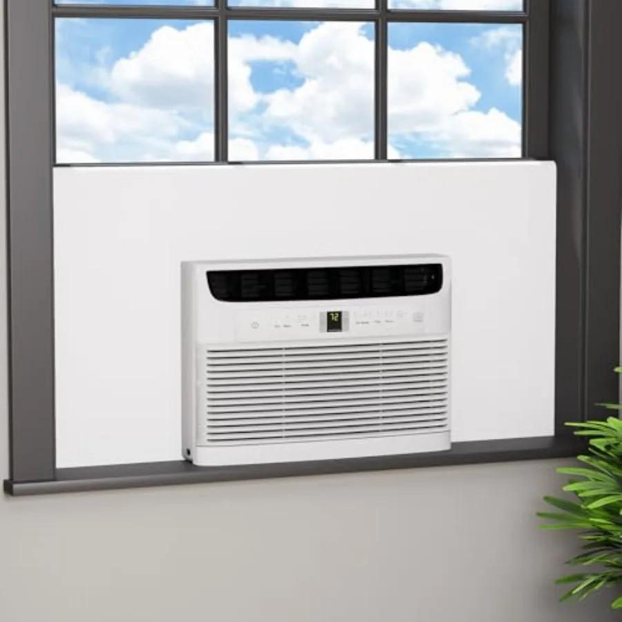 

Full Surround Window AC Insulation Foam Side Panels for Air Conditioner Units, 48'' Width Indoor Window Seal Kit Cover, Winter