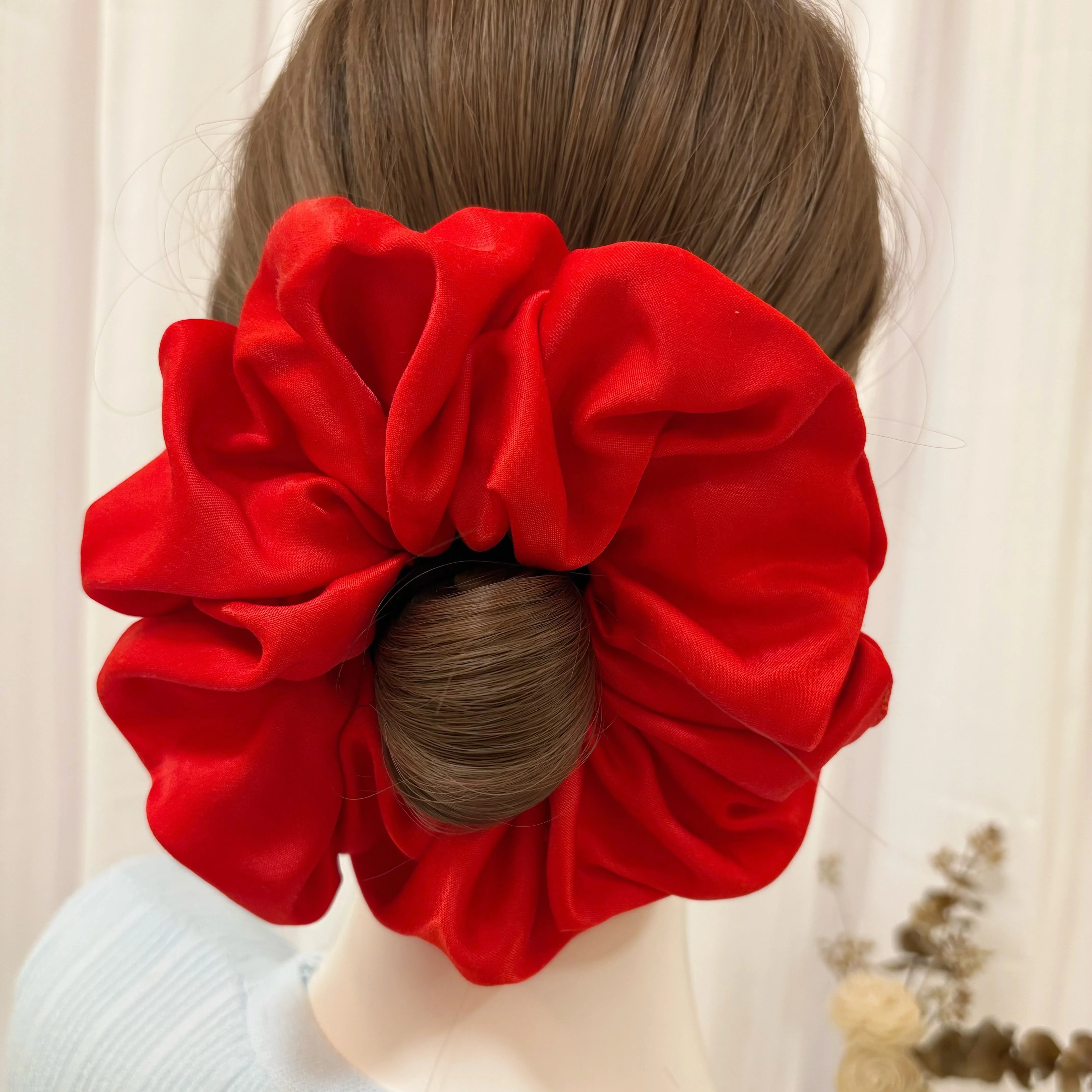 New Korean Version Exaggerated Oversized Hair Scrunchies for Women Decoration Hair Accessory Very Good Hand Feel Hair Ties