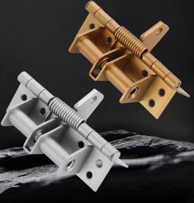 4 Inch 90 Degree Spring Hinge Door Closer Auto-Close Concealed Multi-Function for Home And Office Durable Easy Install