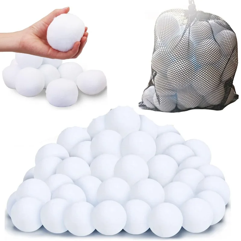 30/40PCS Fake Snow Snowball Snowball New Christmas Gift Christmas Tree Pendant Children's Party Toy Holiday Gift