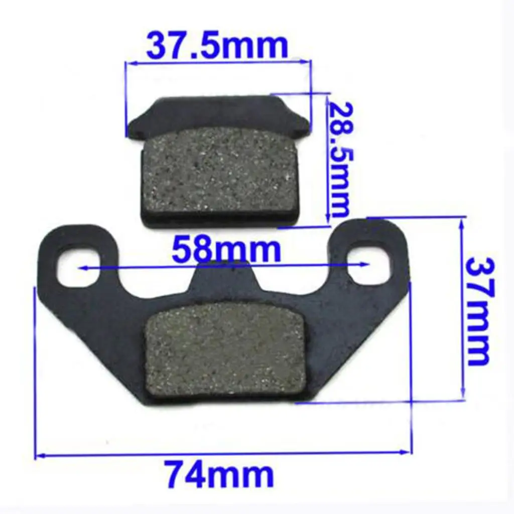 Motorcycle Friction Plate Brake Pads Metal Black Set for SSR Demon 50cc 70cc 110cc 125cc Offroad