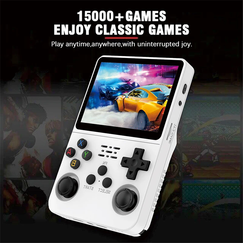 Retro Handheld Video Game Console 3.5 Inch IPS Screen Portable Pocket Video Player 64GB 128G Game Console Kids Gift