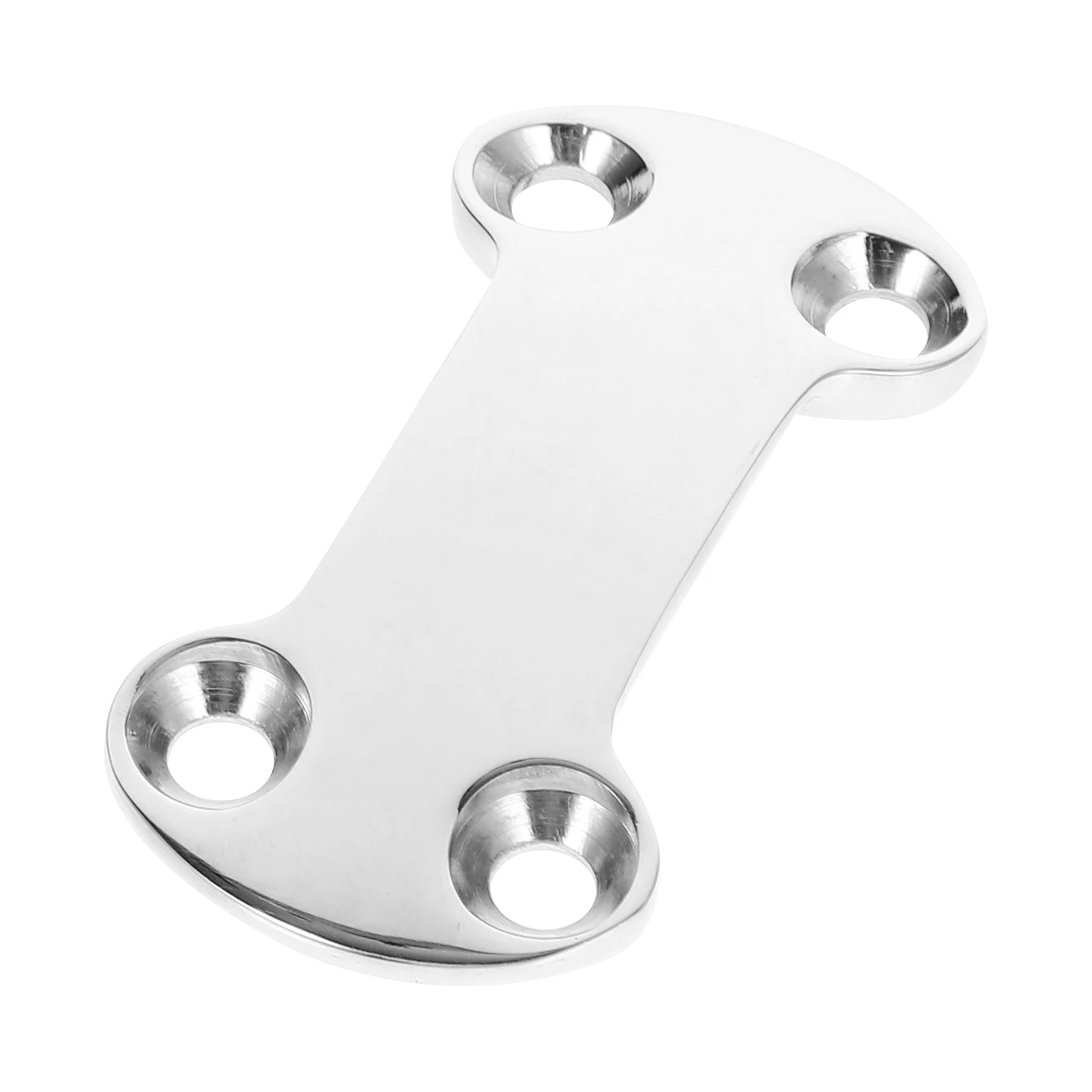 

Mirror Polished Fixing Plate 25mm 304 Stainless Steel Screws Webbing Buckle Pressing Plate Ribbon Fastener Hardware