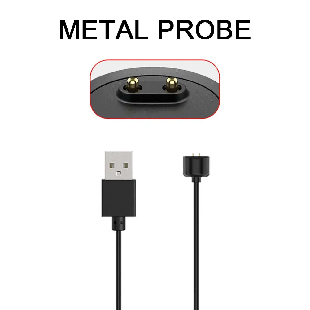 USB Charger Cable for Xiaomi M5/6/7 Bracelet Charger Smart Sports Watch Wristband Bracelet 7nfc Magnetic Charging Cable O4Z6