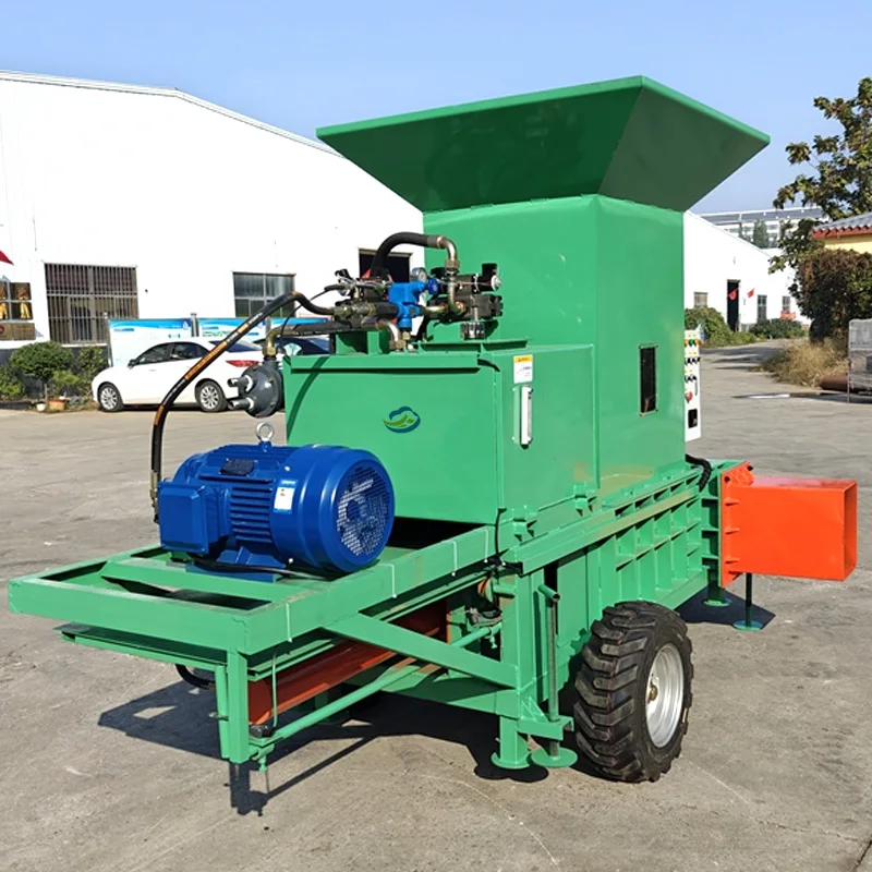New arrival fully automatic silage baler and packaging machine square silage baler, suitable for small farms
