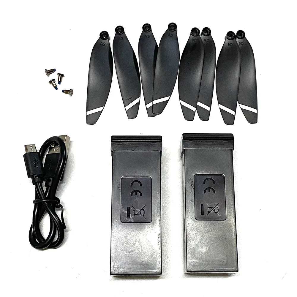 

7.4V 2200mAh Battery USB Charger Cable Propeller Maple Leaf Blade Spare Part Kit for L900 Pro SE MAX Drone Replacement Accessory