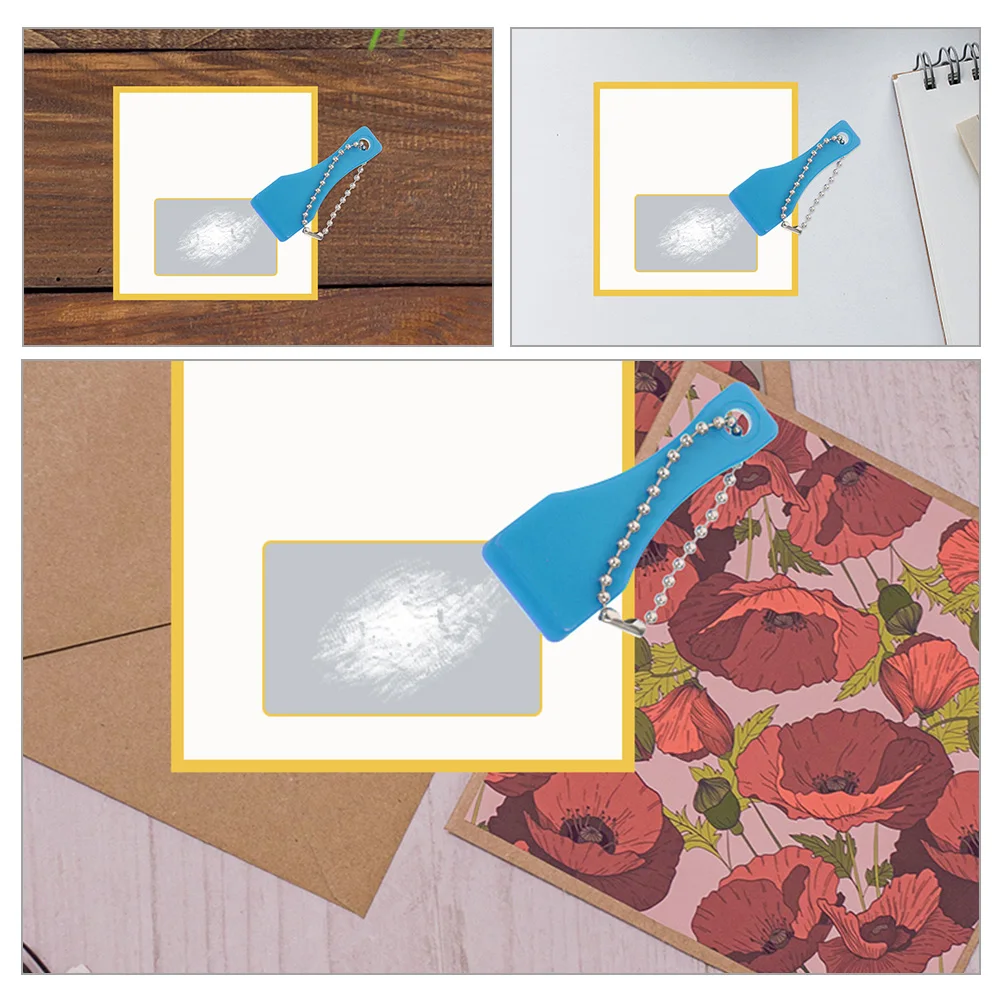 

20pcs Lottery Scratcher Tools Plastic Scraper Ticket Scratch Off Tool For Cards Labels Stickers Small Keychain Hanging