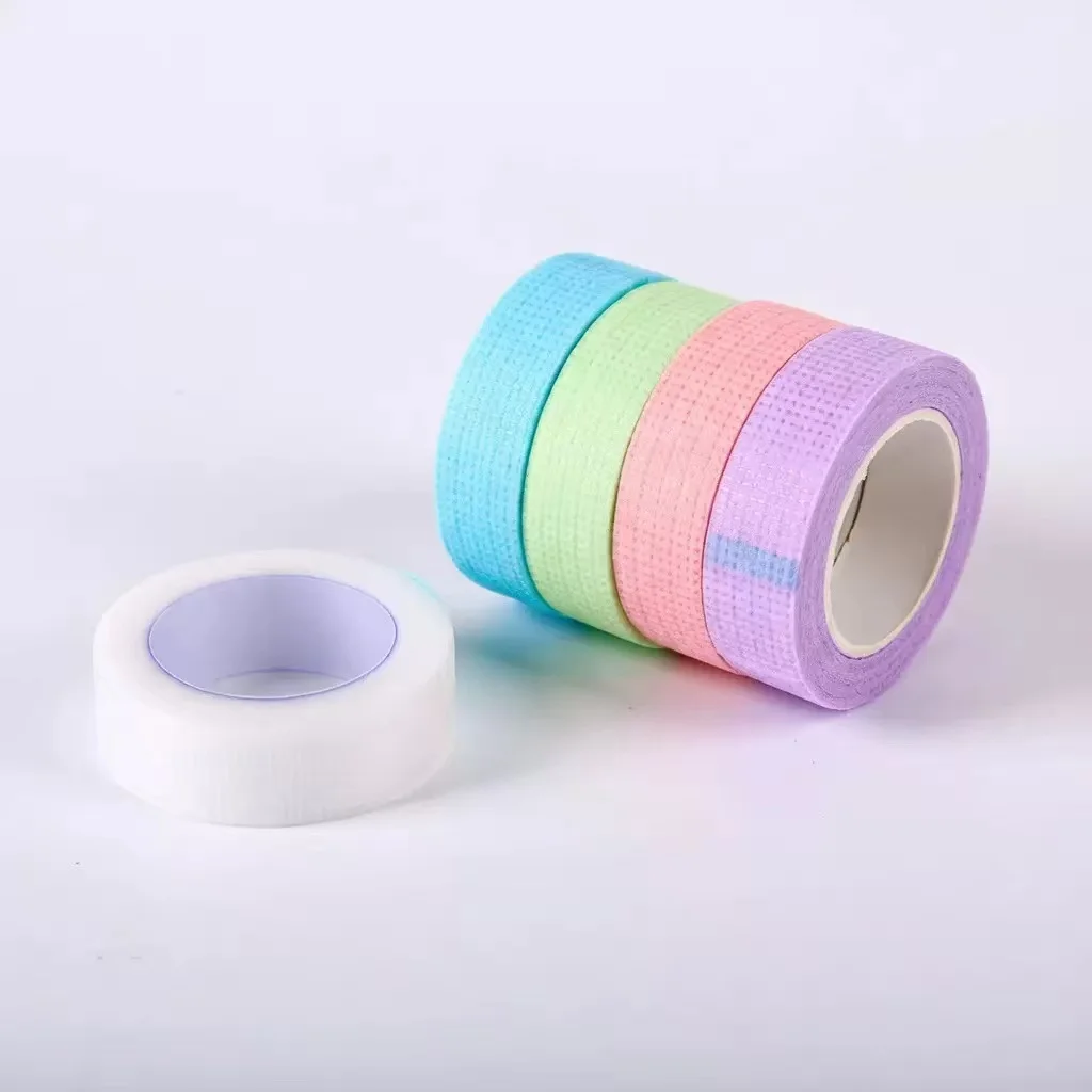 Eyelash Tape 2-10 Rolls Breathable Non-woven Cloth Adhesive Tape Hand Eye Patches Stickers Makeup Tools Lash Extension Supplies