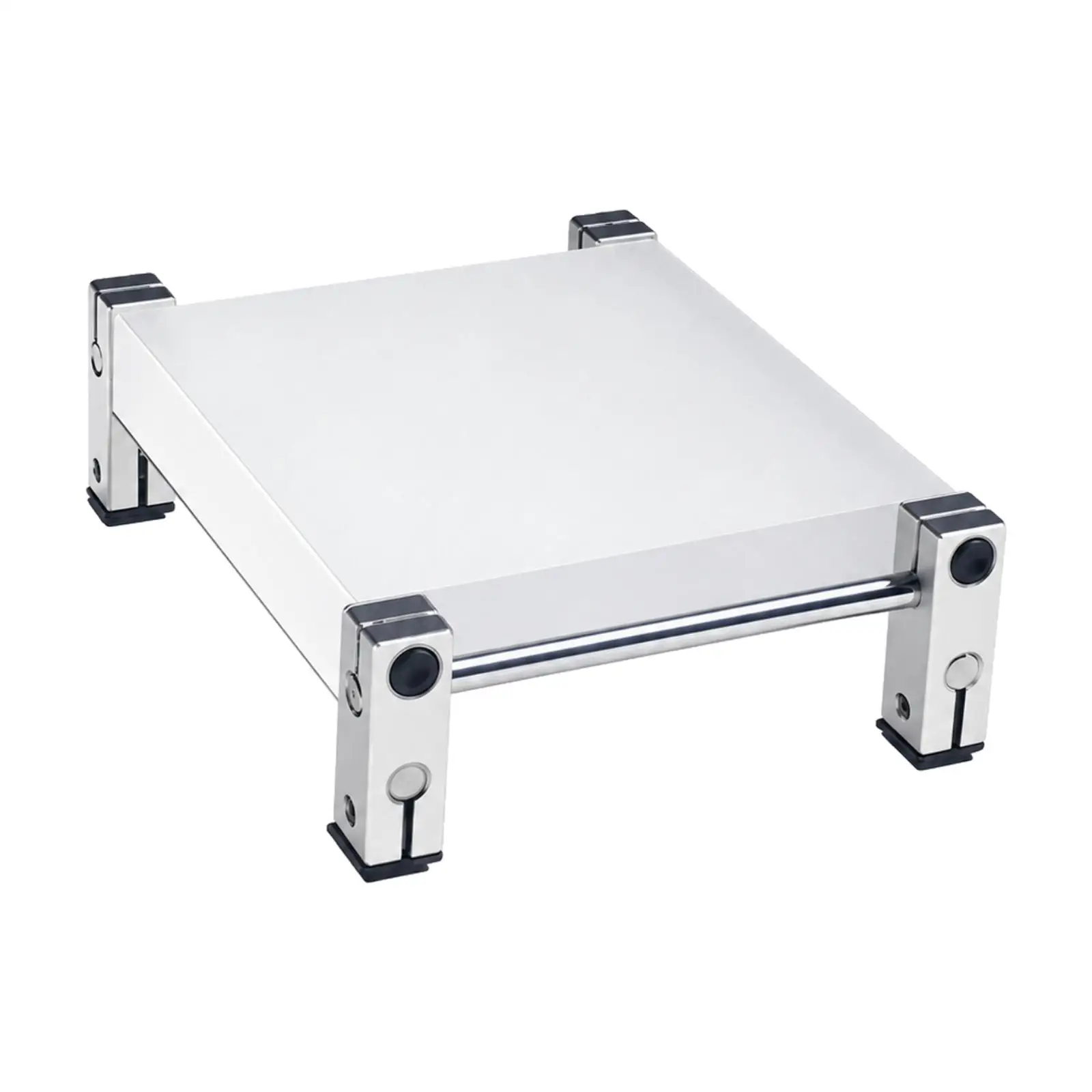 Acrylic Display Tray Rectangular White Metal Frame for Tea Bag Organizer Counter Top Jewelry Showcase