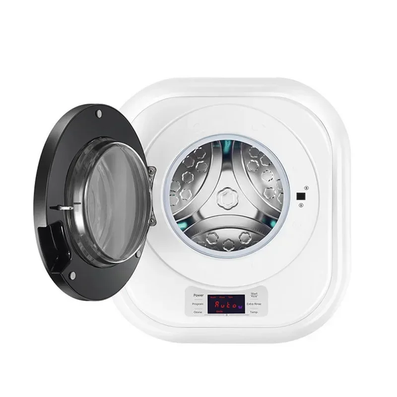 Inverter Automatic 2-in-1 Washer & Dryer of Camper Yacht with Spin Dryer for Clothes on Mobile Homes & Transportable Dwellings