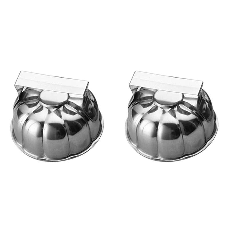 

2X Japanese-Style Stainless Steel Boat-Shaped Egg-Wrapped Rice Mold Rice Molds Pumpkin Model