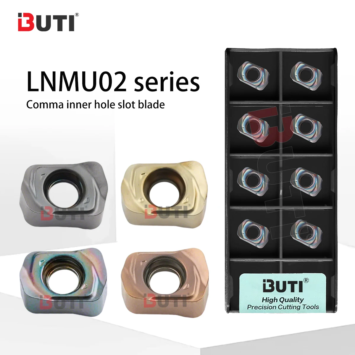 

Milling Cutter Insert LNMU020209ZNER Double-Sided Coarse 02R Small Diameter Milling Cutter Insert Hardened LNMU020209ZNER-BT9600
