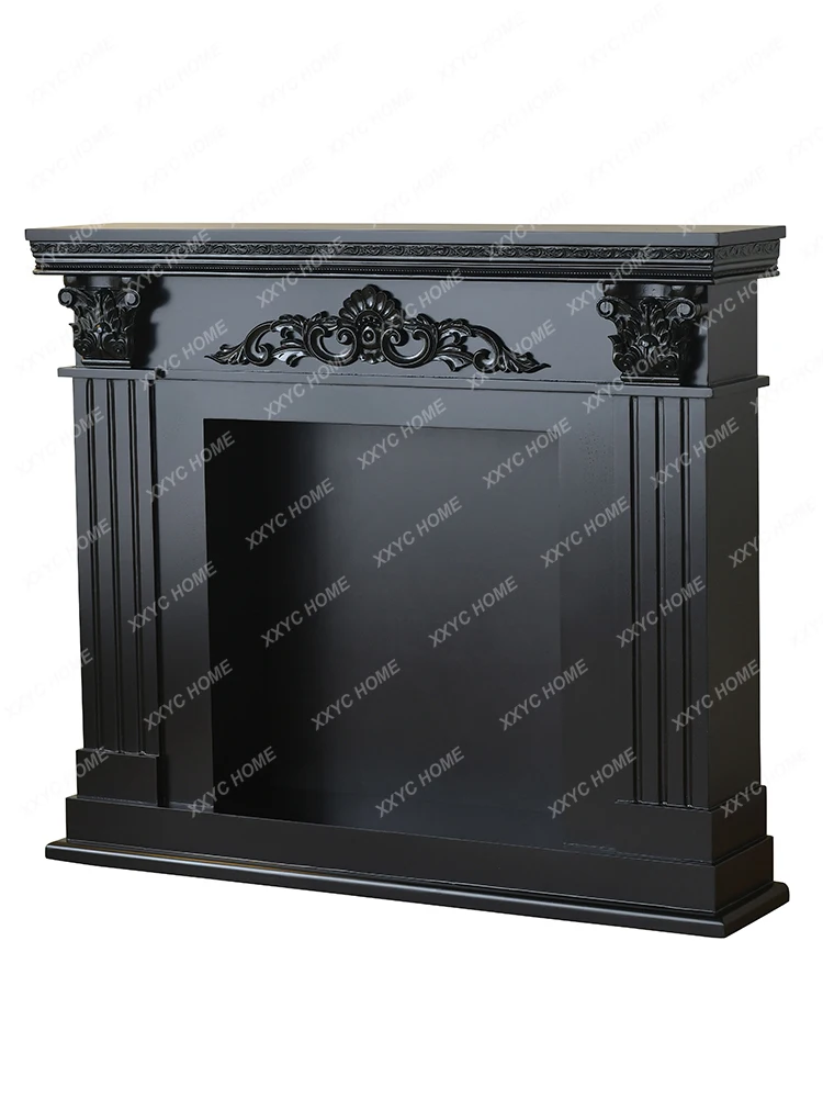 

French Fireplace Curio Cabinet Retro Fireplace Mantel Curio Cabinet Bed & Breakfast Wall Entrance Cabinet