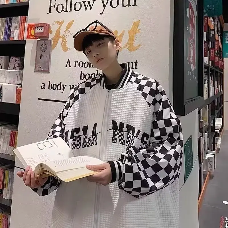 

Осень-зима, большой размер 250, бейсбольный джет с рисунком, мужской повседневный свободный топ Faion, верхняя одежда для пар