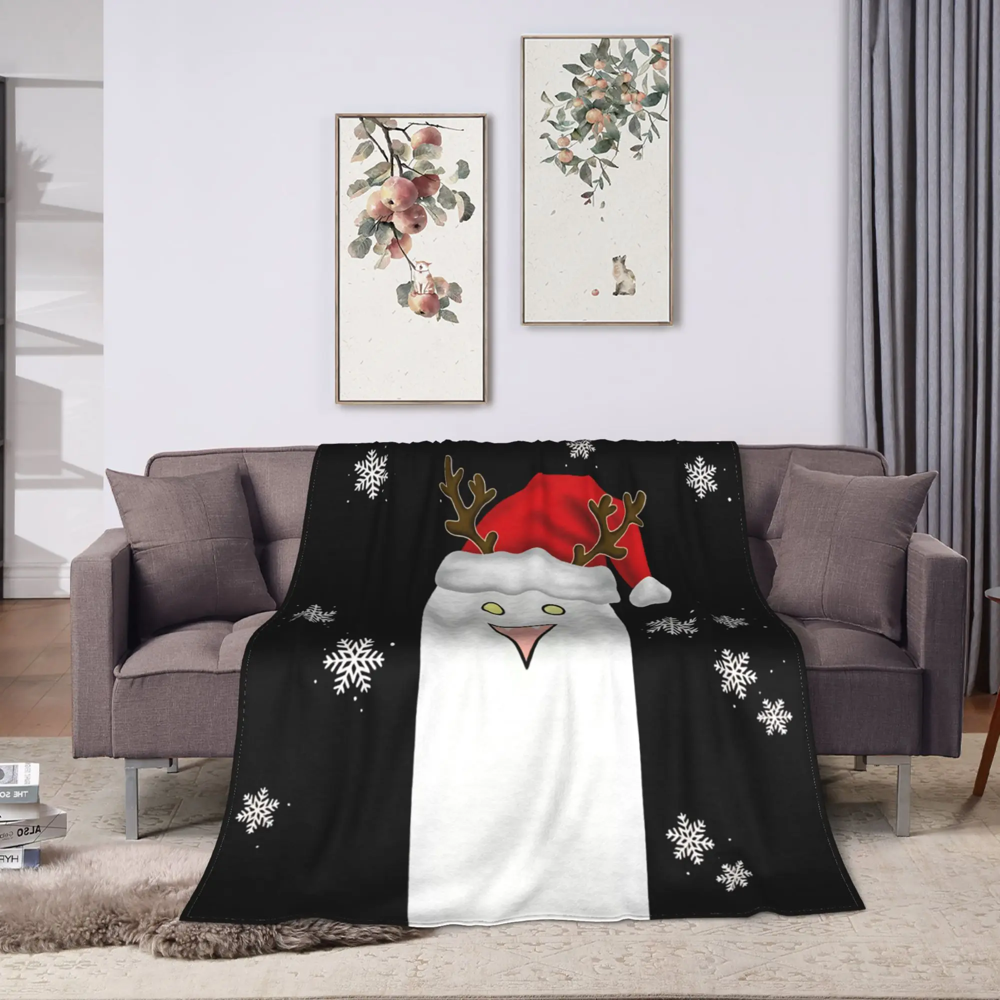 L-Lightsaber BL Manhwa Blanket Girl  Flannel Throw Blanket For Home Decor Warm Design Quality Bedspread Gift