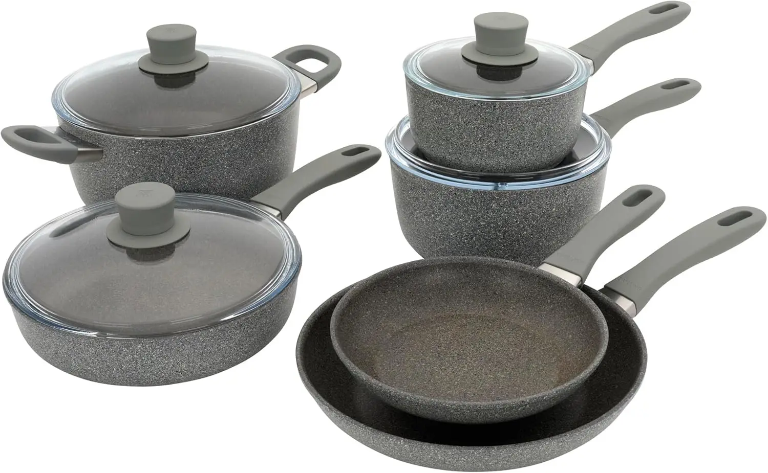 Parma Plus 10-Pc Aluminum Nonstick Cookware Set