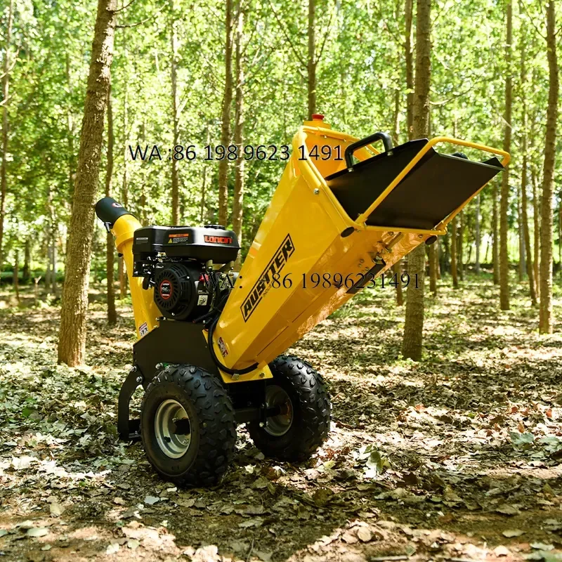 Wmwmnu for AUSTTER 6.5HP Mini Wood Chipper Small Chipping Shredder Tree Branch Chipper