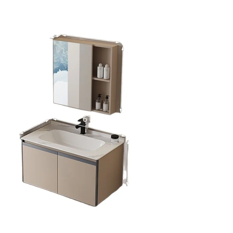 

Multi layer honeycomb, balcony, bathroom, ceramic, integrated, space light luxury, washbasin