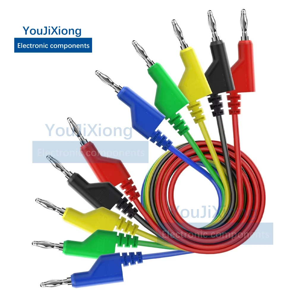 4Mm Banana Plug To Multimeter Test Lead Kit Electronic Probe Accessories Alligator Clip U-plug