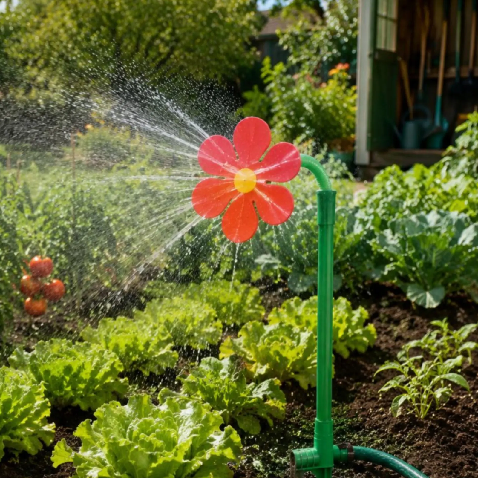 

Spike Sprinkler Plastic Ground-Insert Sprinkler Flow Through Base Quick Connect