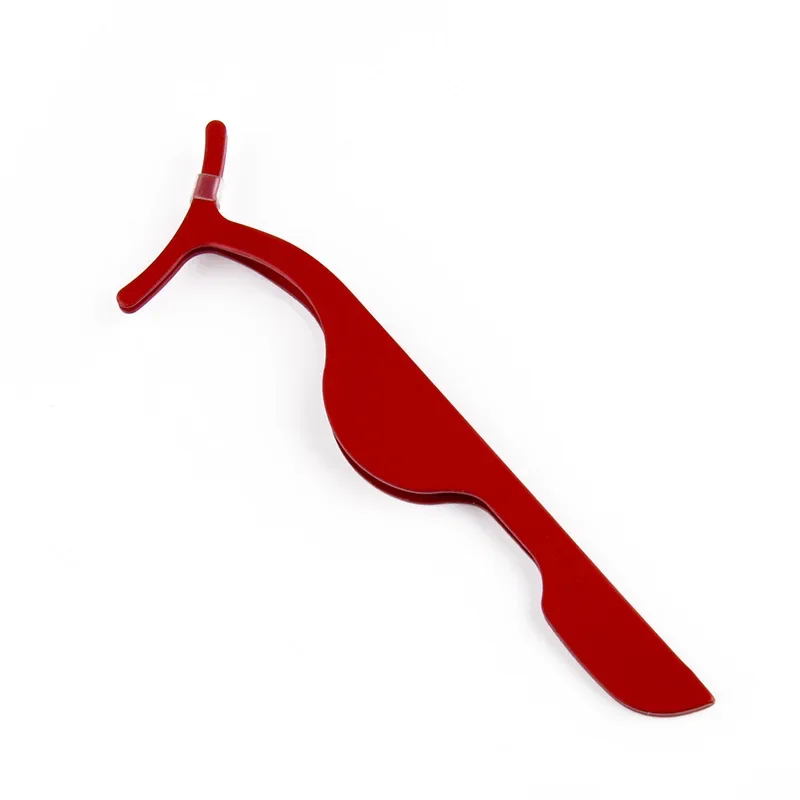 Pinça profissional para cílios, modelador de extensão de cílios em aço inoxidável e ferramenta aplicadora para cílios postiços, 1 peça