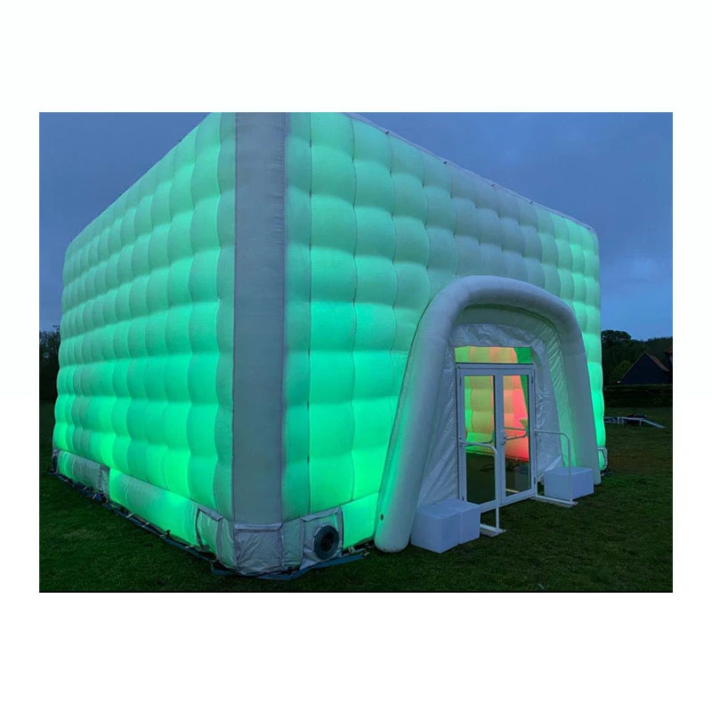 Hot Sale Tents Party Event Nightclub Camping Inflatable Tent House with Led Light