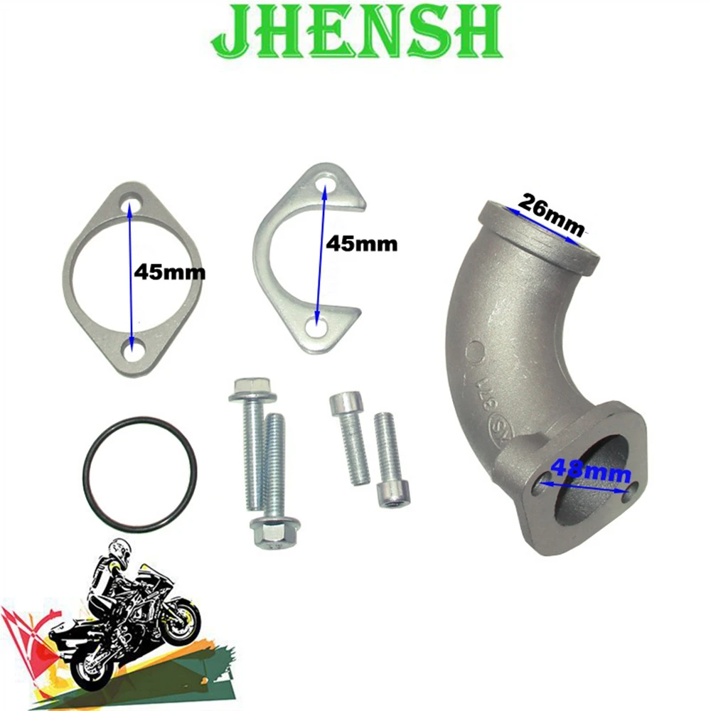 JHENSH 360 ° Adjustable Intake Pipe For Pit Dirt Bike Dax Monkey Skyteam