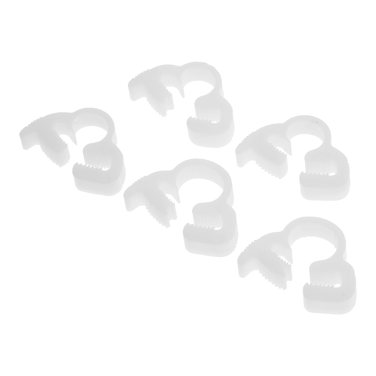 

50pcs Plastic Clamps Durable Hose Clamp Band Tube Clip Environmental Protection Resistant Fixation Effect Building