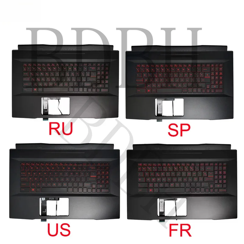 For Katana GF76 MS-17L2 17L3 17L4 17L5 Laptop palm rest keyboard upper cover top case backlight