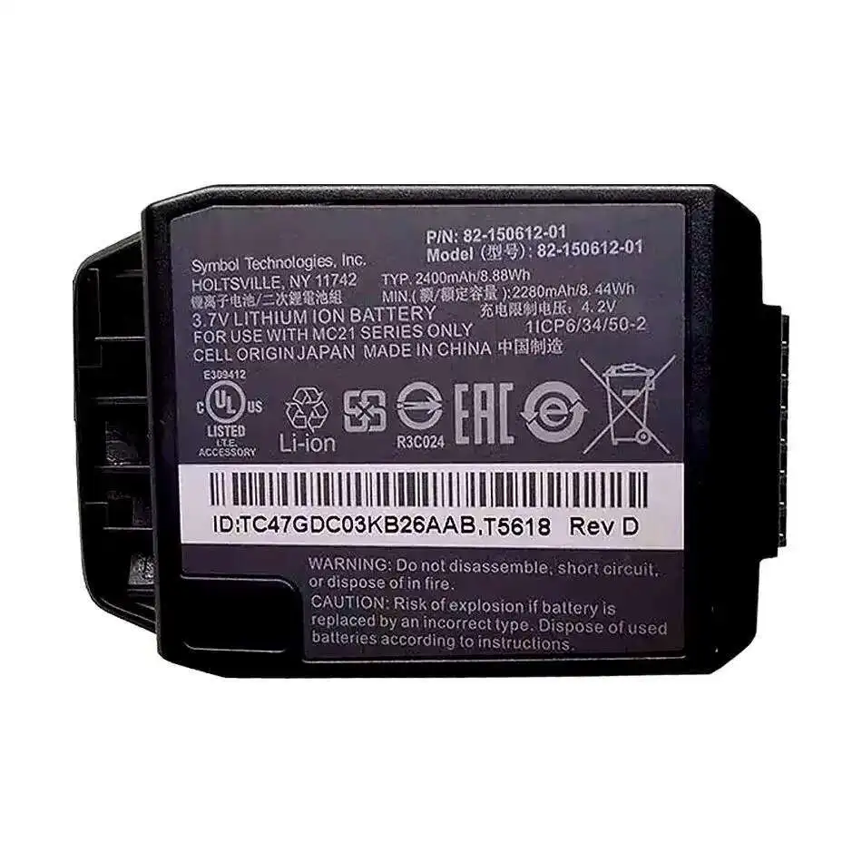 

Надежная мощность для символа для Zebra для Motorola MC2100 MC2180 MC21, аккумулятор 2400 мАч, надежная замена 82-150612-01