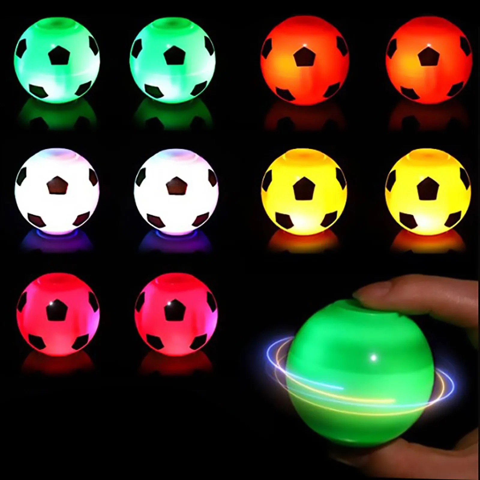 Finge Anti Hand Focus Football Game Toy Stress Toy ADHD Education Stress Luminous EDC Focus Football Toy Hand 2018 Anti Toy Game