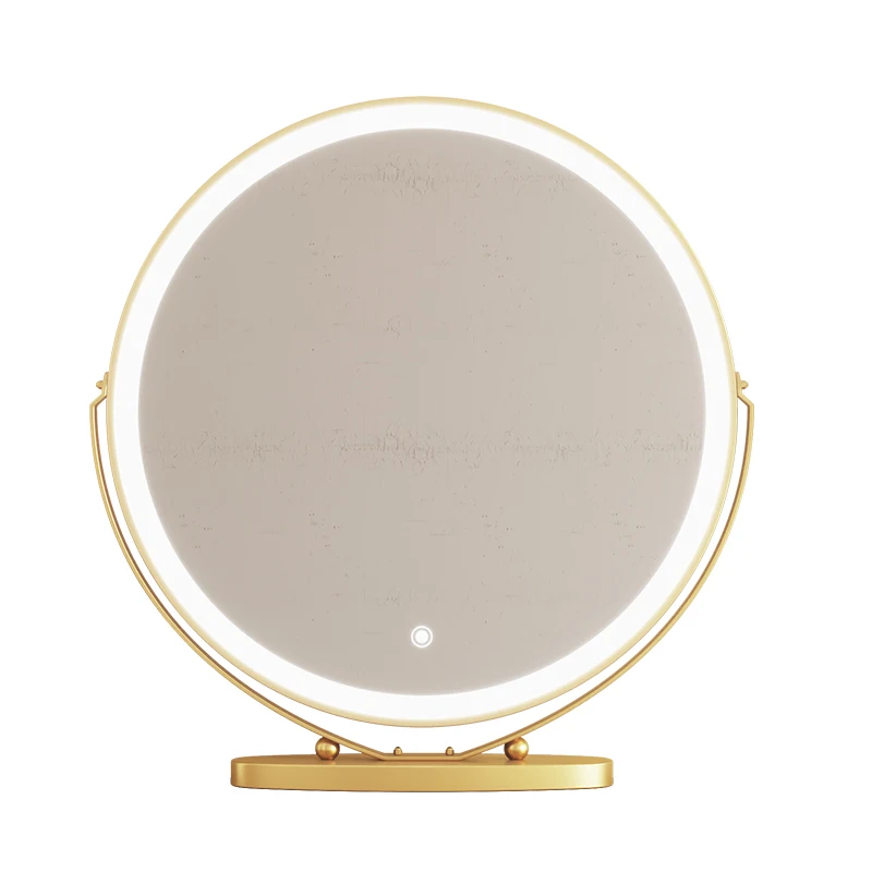 

Makeup mirror Desktop desktop led with light, smart vanity mirror
