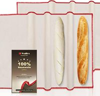Walfos Bread Leavening Cloth French Buns Baguette Home Dough Moisturizing Hair Cover Cotton Canvas Pad Baking Tools