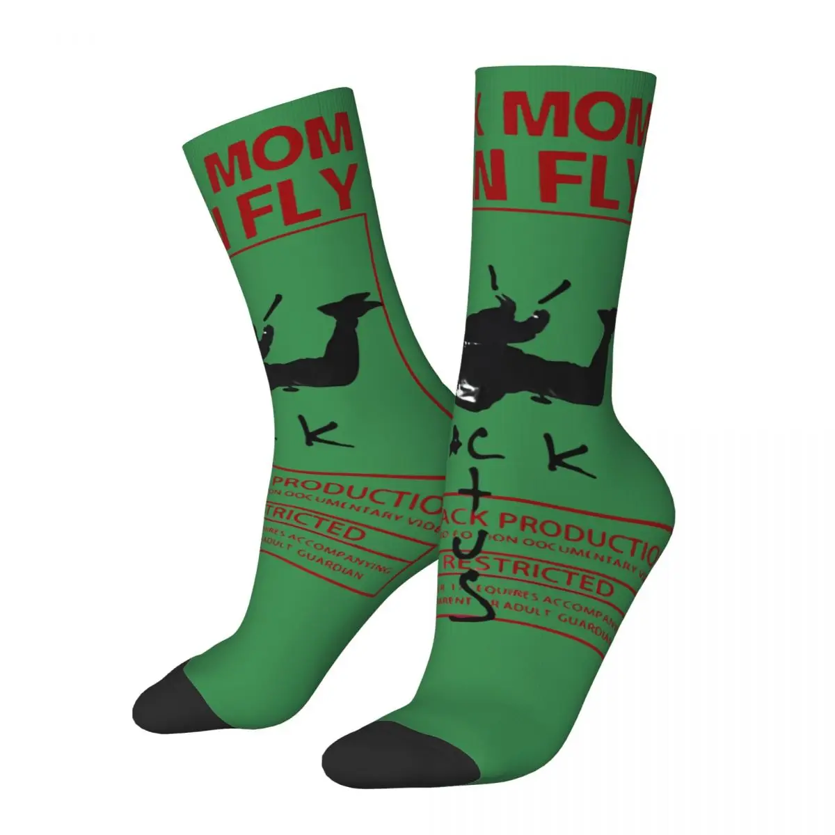 Look Mom I Can Fly Travis Men's Socks Retro Harajuku A-Astroworld Street Style Novelty Casual Crew Sock