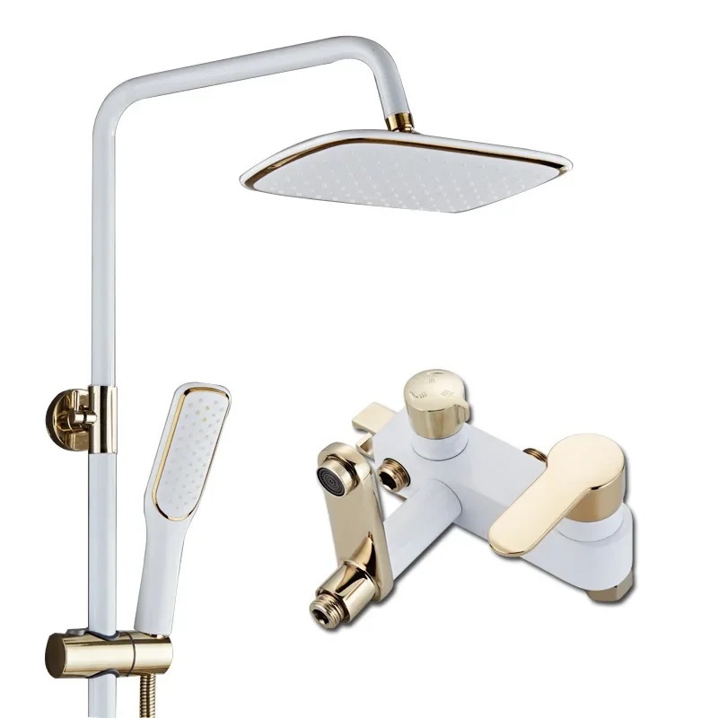 

Shower set Hot and cold head Household four-speed with women's wash spray gun set Bath