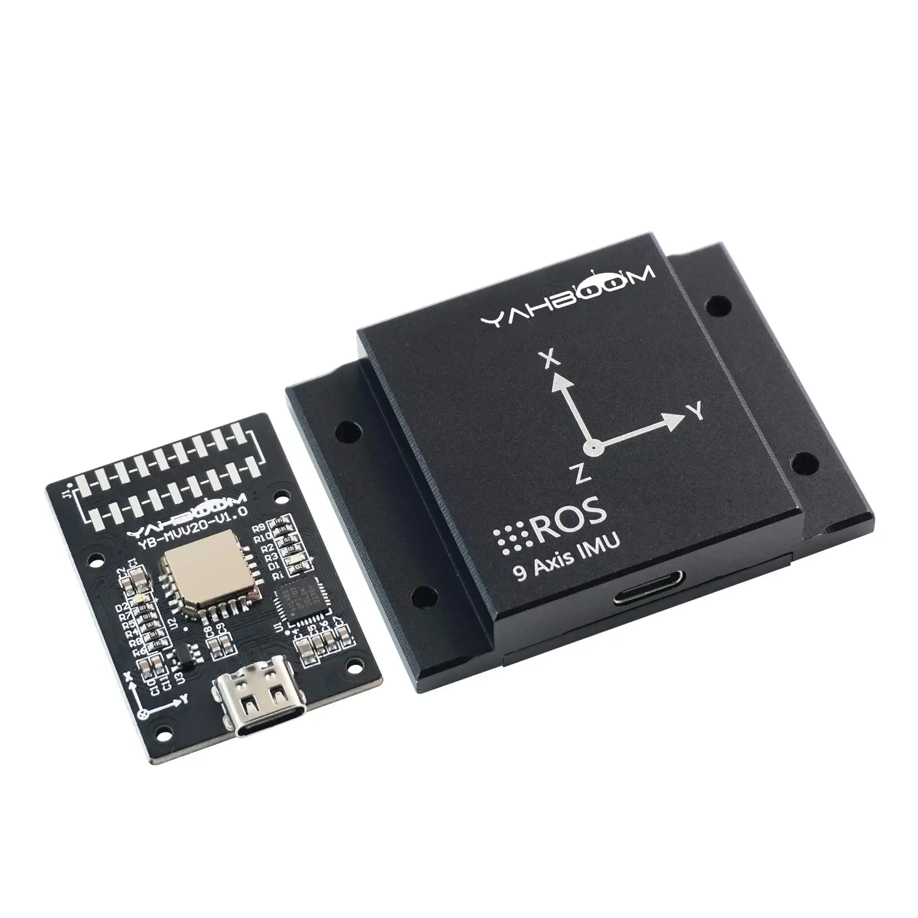 

Yahboom IMU 9-Axis Inertial Navigation Module ARHS Sensor With Accelerometer Gyroscope Magnetometer Temperature for ROS Robots