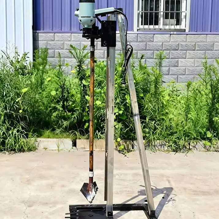 

Customized Electric Water Well Drilling Rig Portable Easy Operation Maintenance 60m Depth Farm Water