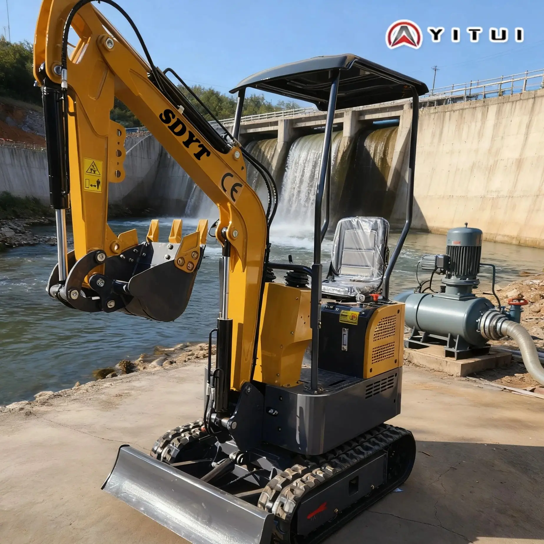 Christmas Special Offer Super Power 1.2ton Mini Excavator Diesel Engine For Farm Irrigation Project Ce Certification Customized