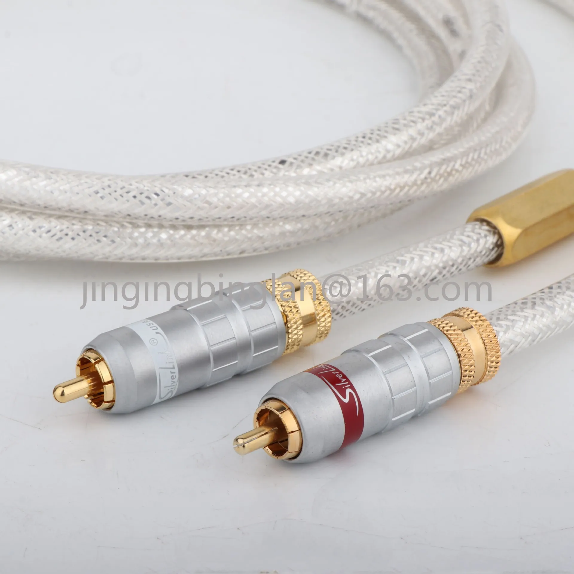 

Audio Cable Preffair X407 OCC Monocrystalline Copper Silver Plated RCA Cable HiFi Fever Signal Cable,