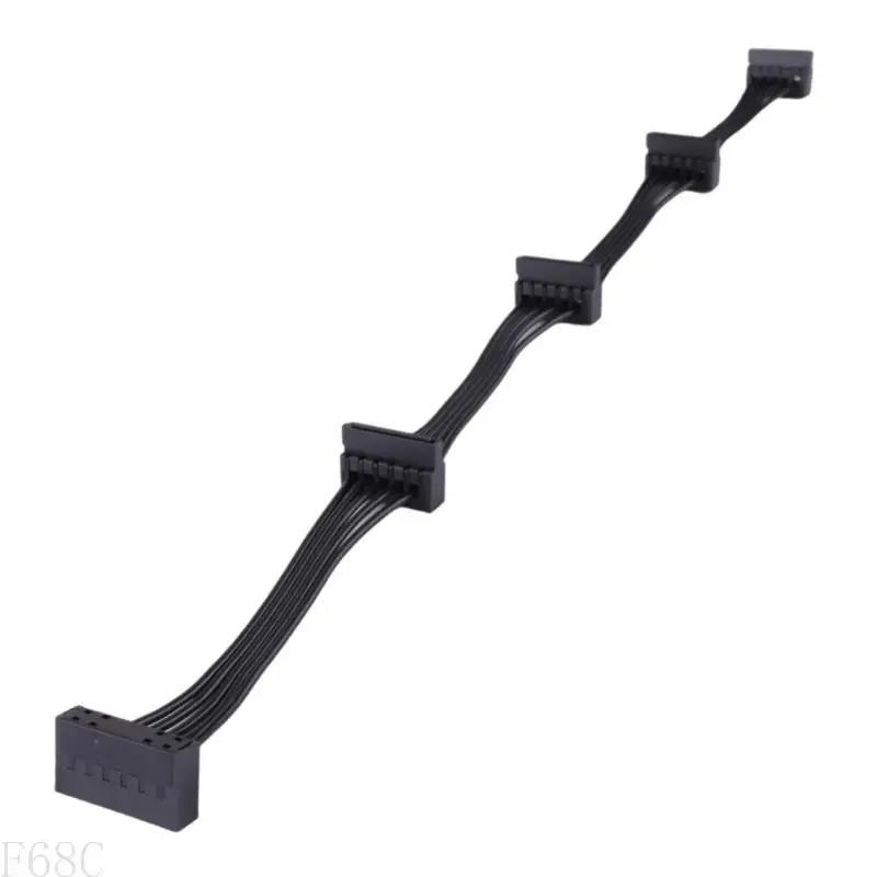 

AP28 15Pin Power Supply Splitter Cable for Hard Drive 15pin To 4 Extension Power Cord for DIY PC Sever Cord