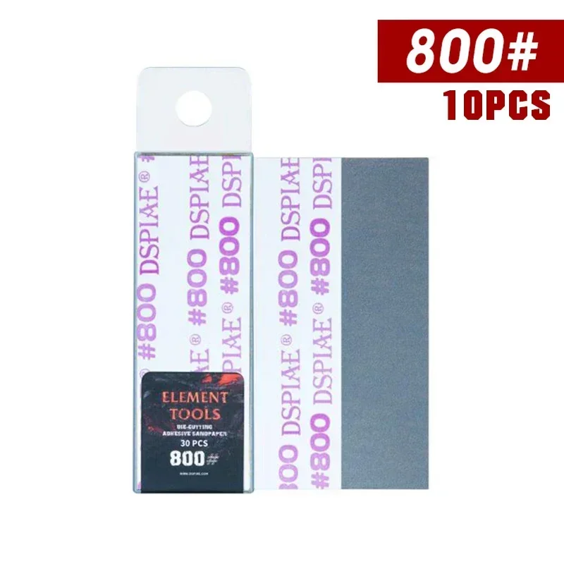 Dspiae Msp Element Tools Die-Cutting Adhesive Sandpaper 10Pcs Home Improvement Sealers Crafting Supplies High Quality Durable