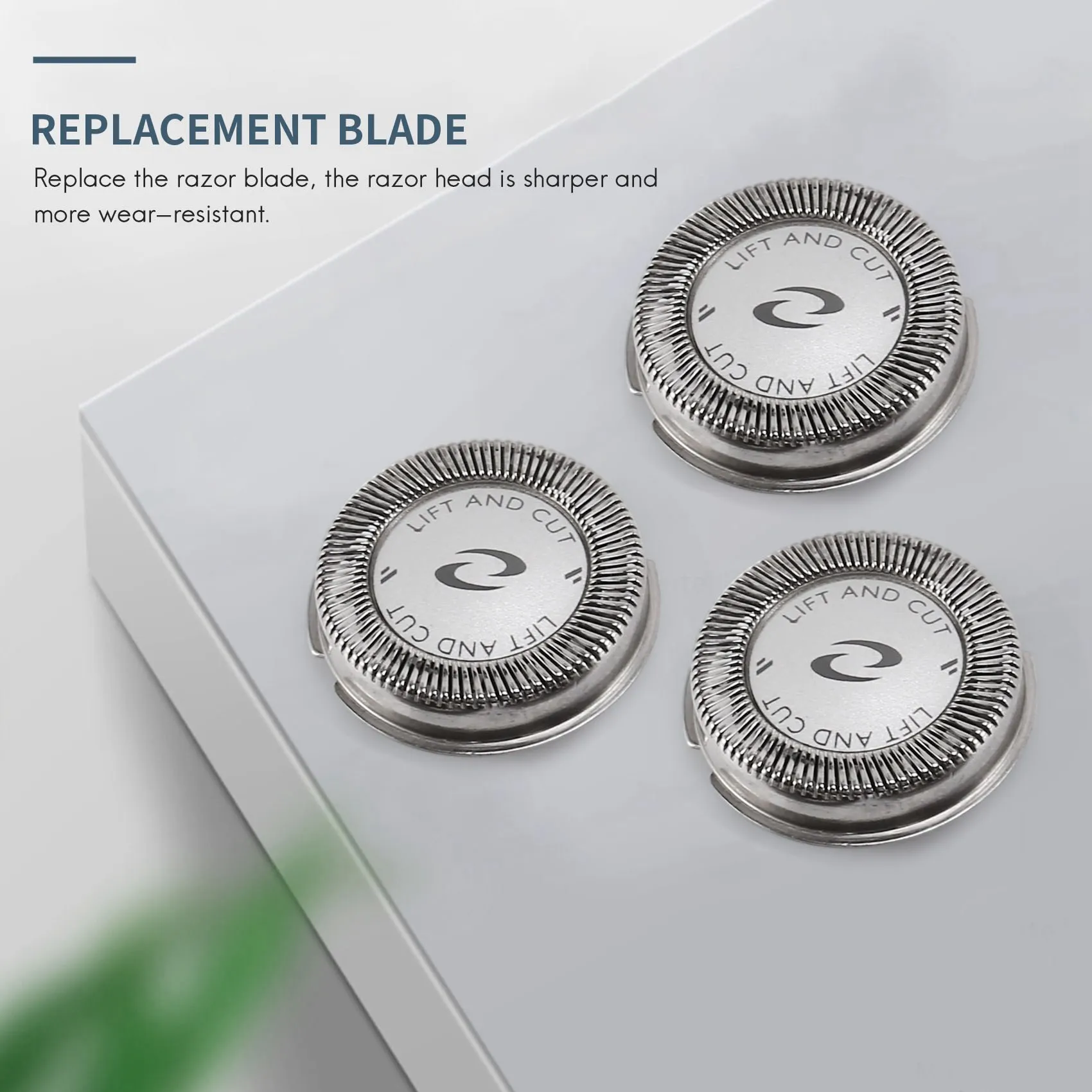 T27C 3Pcs Replacement Shaver Blade Heads HQ64 for Philips PT726 PT725 PT720 PT710 PT715 PT725