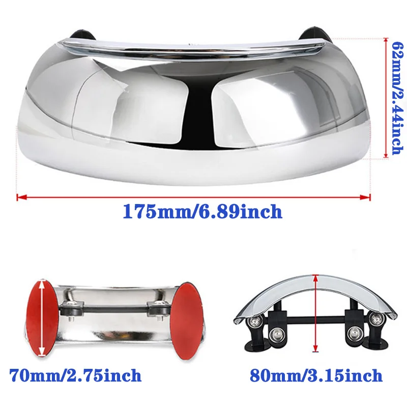 Motorcycle Windscreen Rearview Mirror Accessorie For HYOSUNG GT650R GT250 125 AQUILA GT650 GT250R GV250 GT For APRILIA RSV SR 50 - view 6
