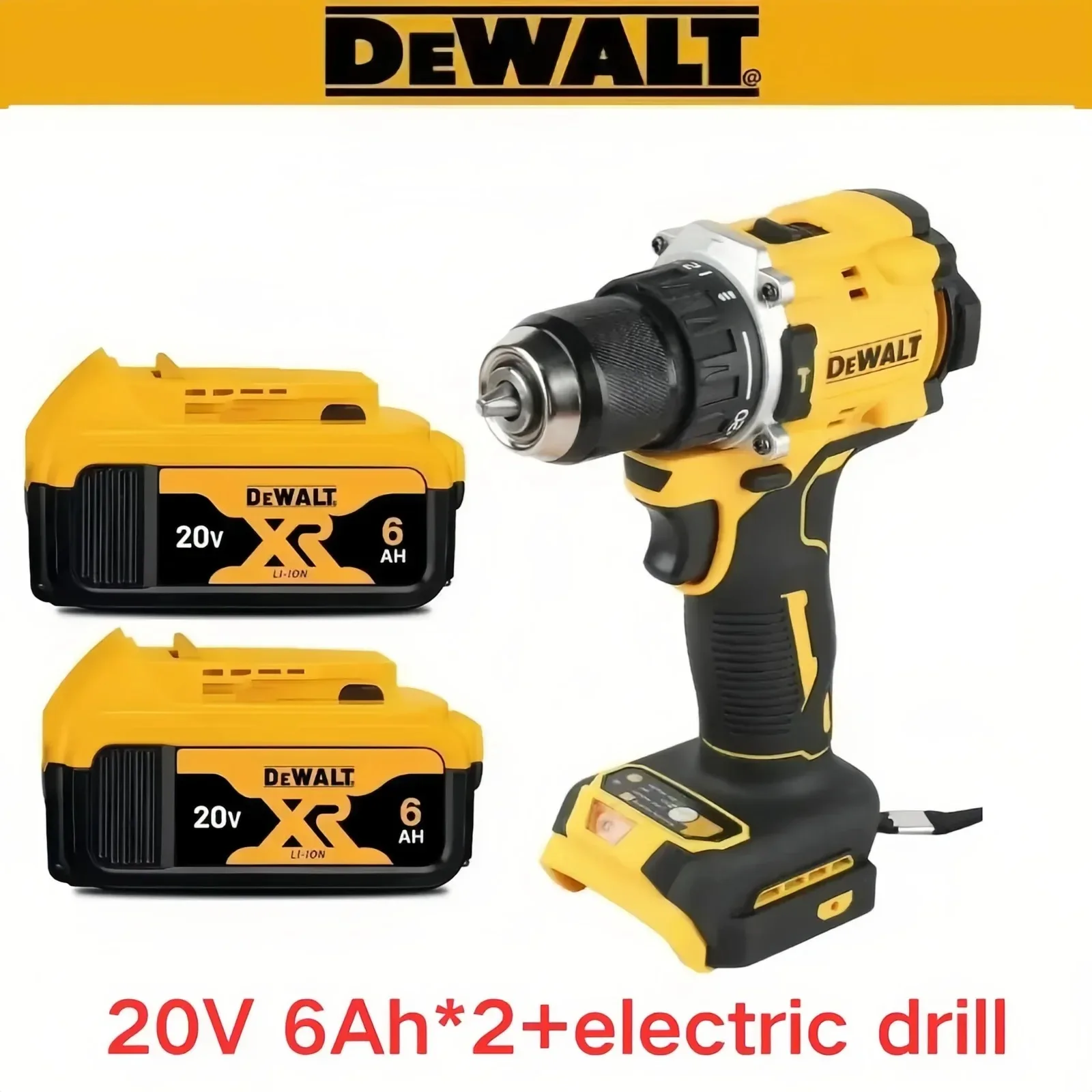 

Original DEWALT battery, 20V, 6AH, rechargeable lithium ion battery, DEWALT, DCB115, DCB118, fast charging, DEWALT tool battery