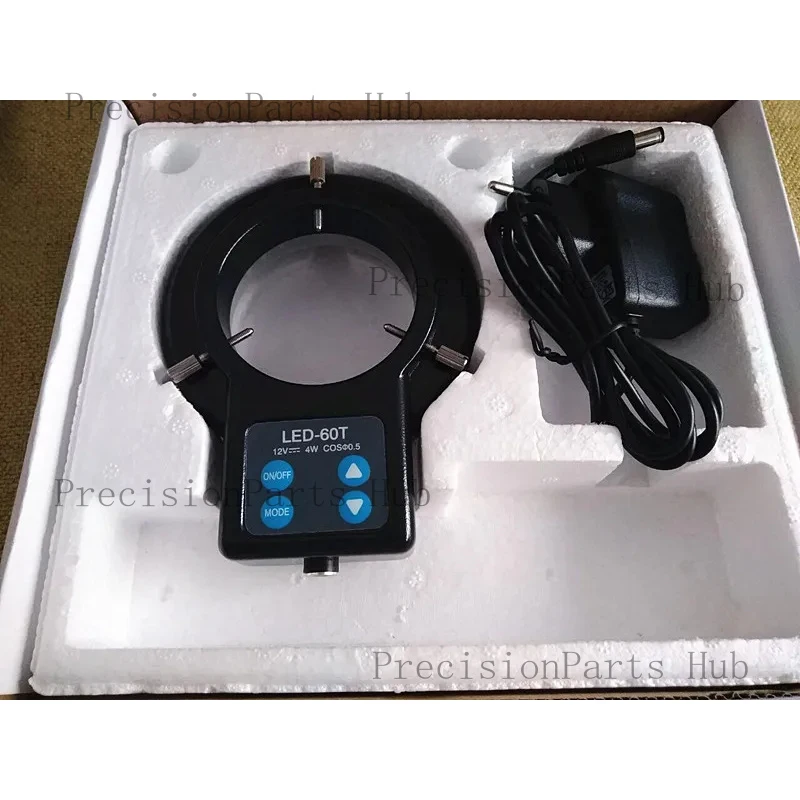 Special Offer High-Grade Zinc Alloy Inner Diameter 61MM, Microscope Ring Source Four Zone LED Light 60T