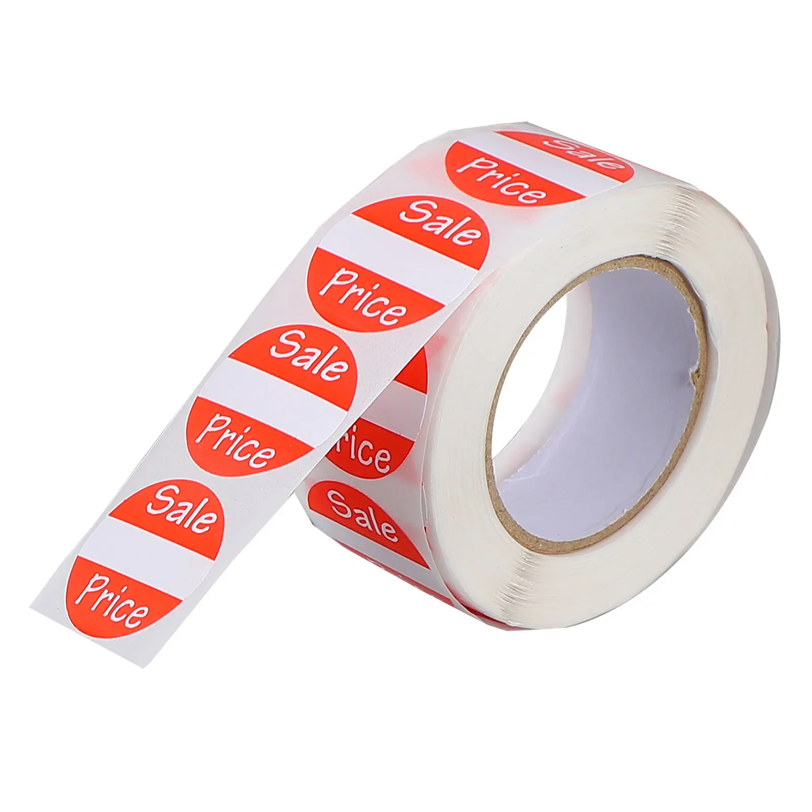 

1 Roll Reliable Paper Price Label Stickers Convenient Storage Lightweight Use Retail Store Supermarket Grocery Sale Promotional