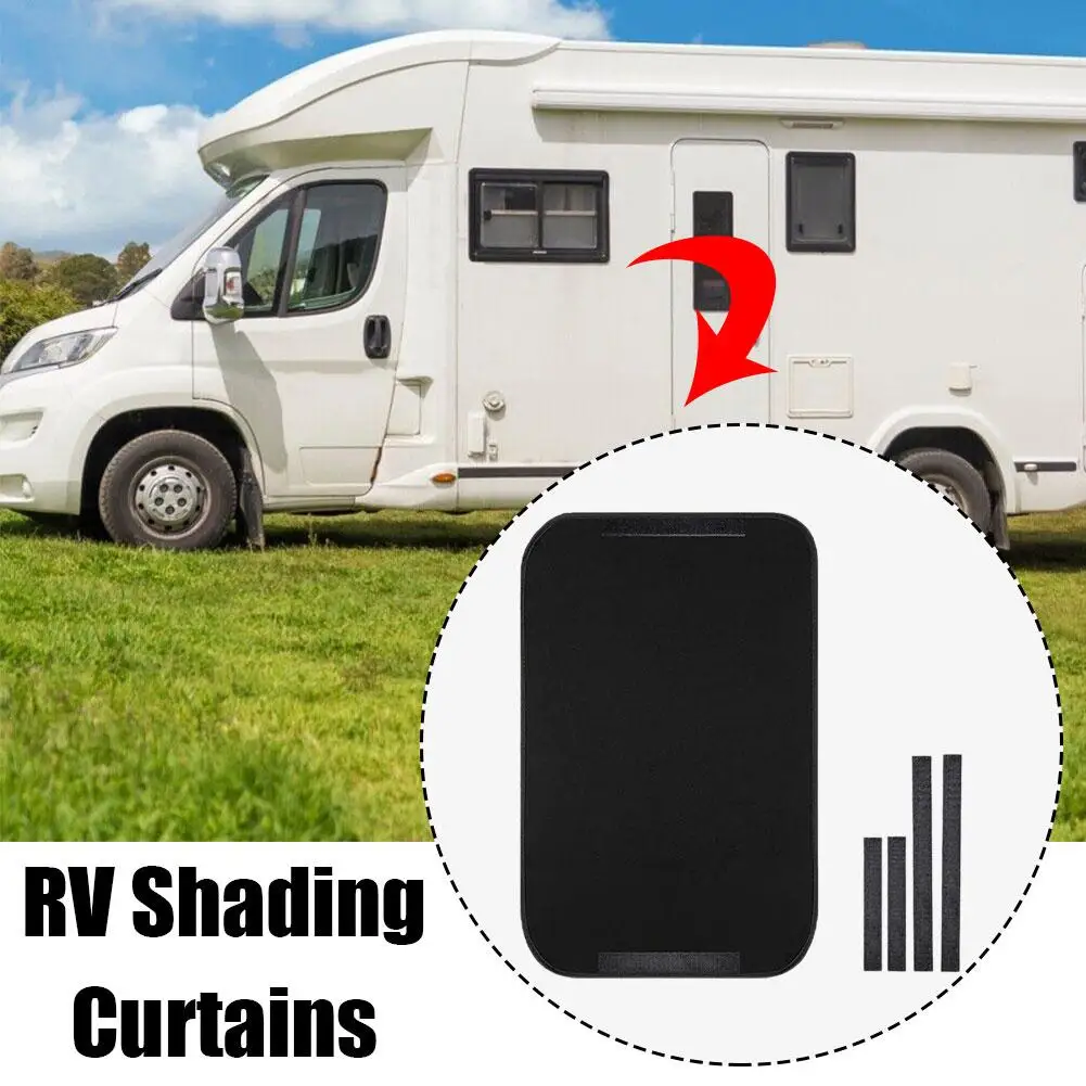 Rv Door Window Shade Insulator Cover Rvs Window Shades Waterproof Cover Shade Collapsible Blackout B1h7