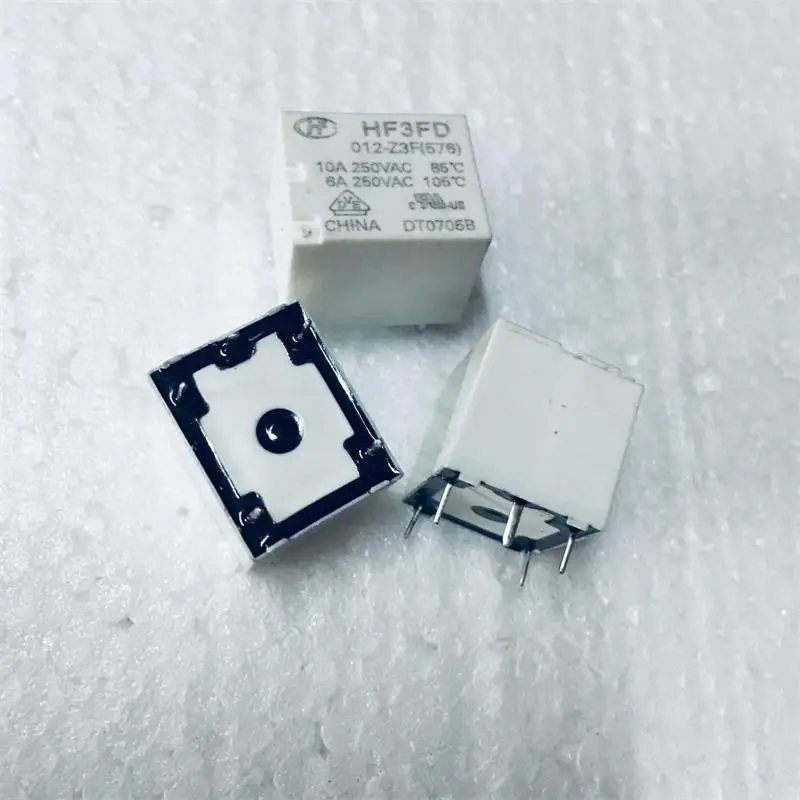 HONGFARelay HF3FD-012-Z3F 10A 5Pin One Set Conversion Home Appliance Main Board Use High Temperature Resistance